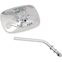 EMGO 20-31701A MIRROR LIVE TO RIDE RIGHT CHROME