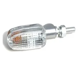 K&S TECHNOLOGIES 27-8304 MARKER LIGHT E-MARK ALUMINUM POLISHED BODY CLEAR LENS