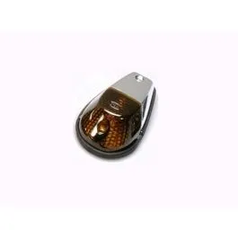 K&S TECHNOLOGIES 27-8258 MARKER LIGHT E-MARK FLUSH MOUNT CHROME BODY SMOKE LENS