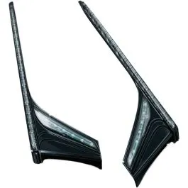 KURYAKYN 3247 VERTICAL REAR LED LIGHT STRIPS WITH SMOKE LENSES BLACK