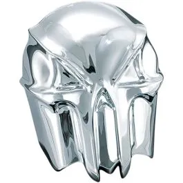 KURYAKYN 7718 HORN COVER SKULL CHROME
