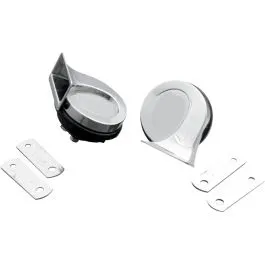 RIVCO ELCHRN ELECTRIC HORN SET MAGNUM CHROME
