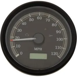 DRAG SPECIALTIES T21-69A3BBDS ELECTRONIC SPEEDOMETERS MPH PROGRAMMABLE 3-3/8' BLACK