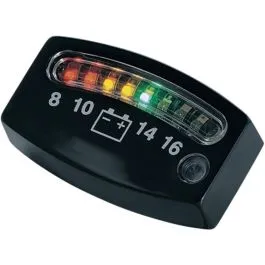 KURYAKYN 4218 GAUGE BATTERY LED BLACK