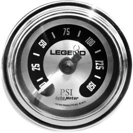 LEGEND SUSPENSION 2212-0492 GAUGE AIR PRESSURE LED LIGHTED SPUN ALUMINUM