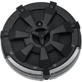 KURYAKYN 7383 ALLEY CAT LED FUEL & BATTERY GAUGE BLACK