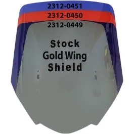 SLIPSTREAMER T-268C+4 WINDSHIELD OEM REPLACEMENT HONDA WRAPAROUND REPLACEMENT CLEAR 24 25'