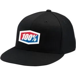 100% 20043-00003 ESSENTIAL J FIT HAT BLACK L/XL