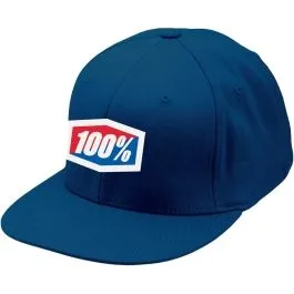 100% 20043-00006 ESSENTIAL J FIT HAT BLUE S/M