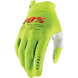 100% 10009-00004 GLOVE YTH ITRACK F YL SM
