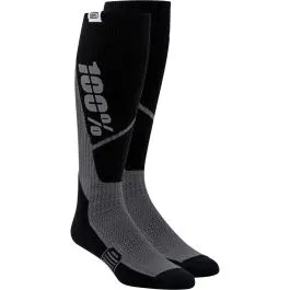100% 20053-00001 SOCK TORQUE BK S/M