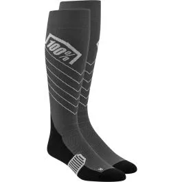 100% 20054-00001 SOCK HI SIDE GY S/M