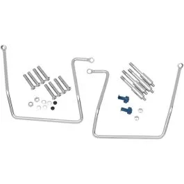 DRAG SPECIALTIES 77-0044CKNU SADDLEBAG SUPPORT BRACKET CHROME