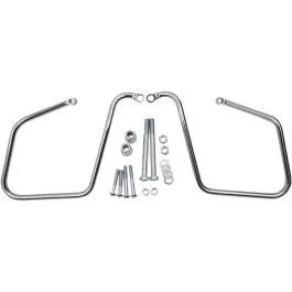 DRAG SPECIALTIES S77-0146DS SADDLEBAG SUPPORT BRACKET CHROME