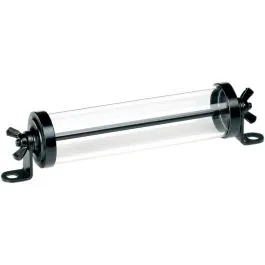 BILTWELL 7601-201 STASH TUBE BLACK/CLEAR