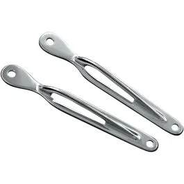 KURYAKYN 926 BRACKETS TIE-DOWN TEARDROP CHROME