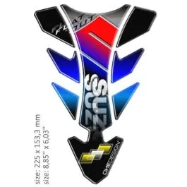 ONEDESIGN CGFUTUR4P UNIVERSAL TANK PAD - GLOSS RED/BLUE/BLACK/YELLOW/WHITE - SUZUKI DESIGN - 22,5 CM X 15,33 CM | 8.85'
