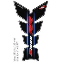 ONEDESIGN CGMOON4P UNIVERSAL TANK PAD - GLOSS BLACK/WHITE/RED/BLUE - BMW S1000RR DESIGN - 21,38 CM X 12,3 CM | 8.41' X