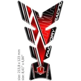 ONEDESIGN CGMOON11P UNIVERSAL TANK PAD - GLOSS BLACK/RED/WHITE - YAMAHA DESIGN - 21,38 CM X 12,3 CM | 8.41' X 4.84' - RE