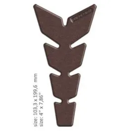 ONEDESIGN CGAN124P UNIVERSAL TANK PAD - MATTE BROWN - 10,3 CM X 19,96 XM | 4' X 7,86' - LEATHER