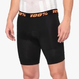 100% 40048-00000 SHORTS CRUX LINER BK 28