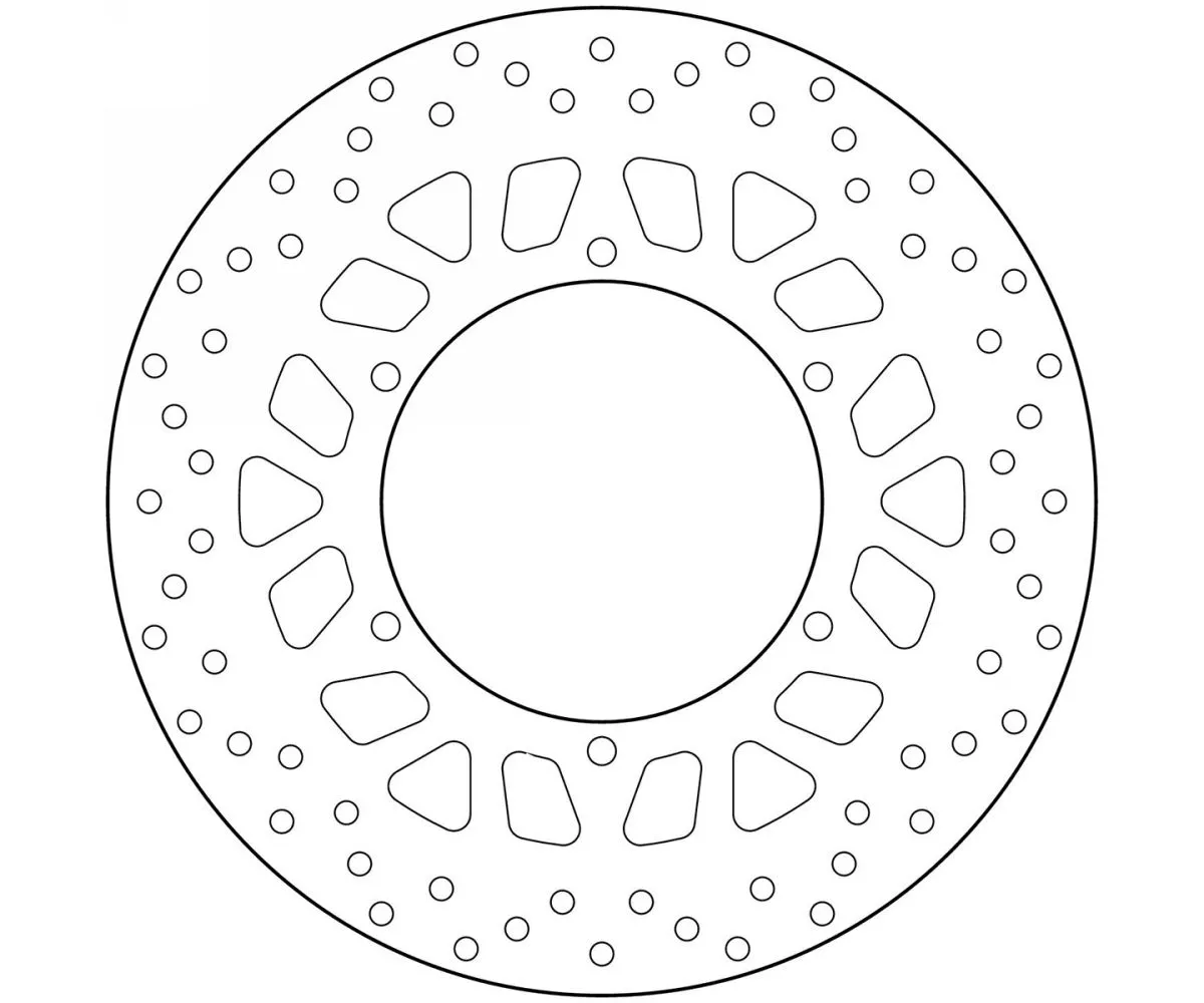 Disco Freno Fisso Brembo Serie Oro Anteriore Per Yamaha Xv Virago 535 1995 > 2003-68B407L1-385680