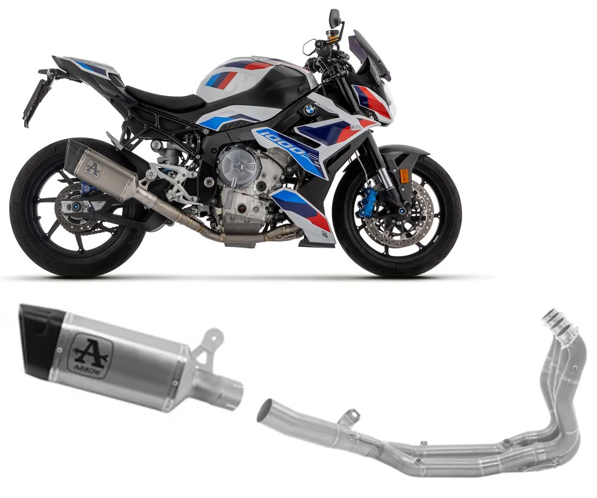 Terminale Pista Arrow In Titanio+collettore In Acciaio Per Bmw M 1000 R 2023 > 2024-71506PT--71718MI-386799