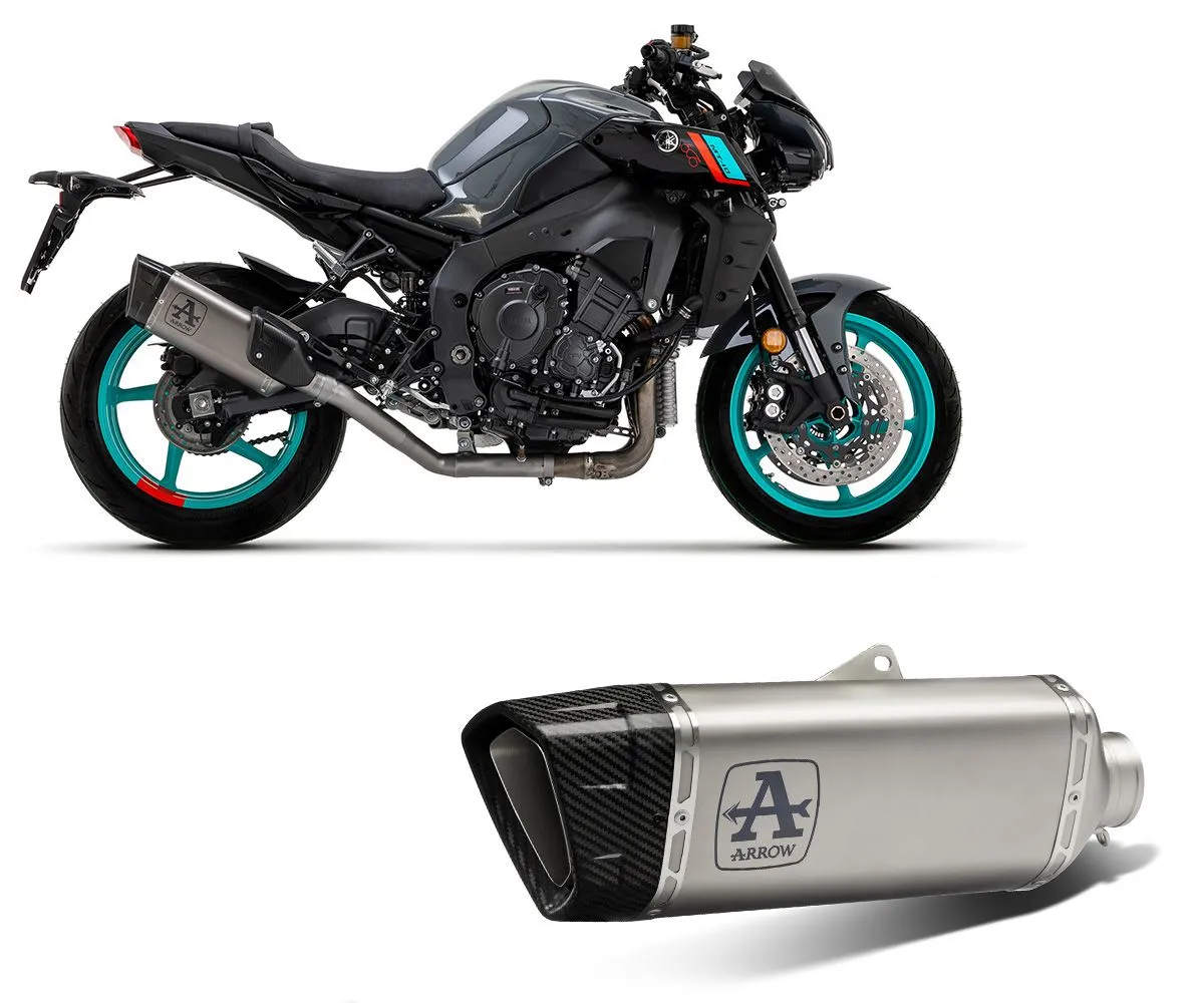Terminale Di Scarico Arrow Pista Racing In Titanio Per Yamaha Mt-10 2022 > 2023-71007PT-329780