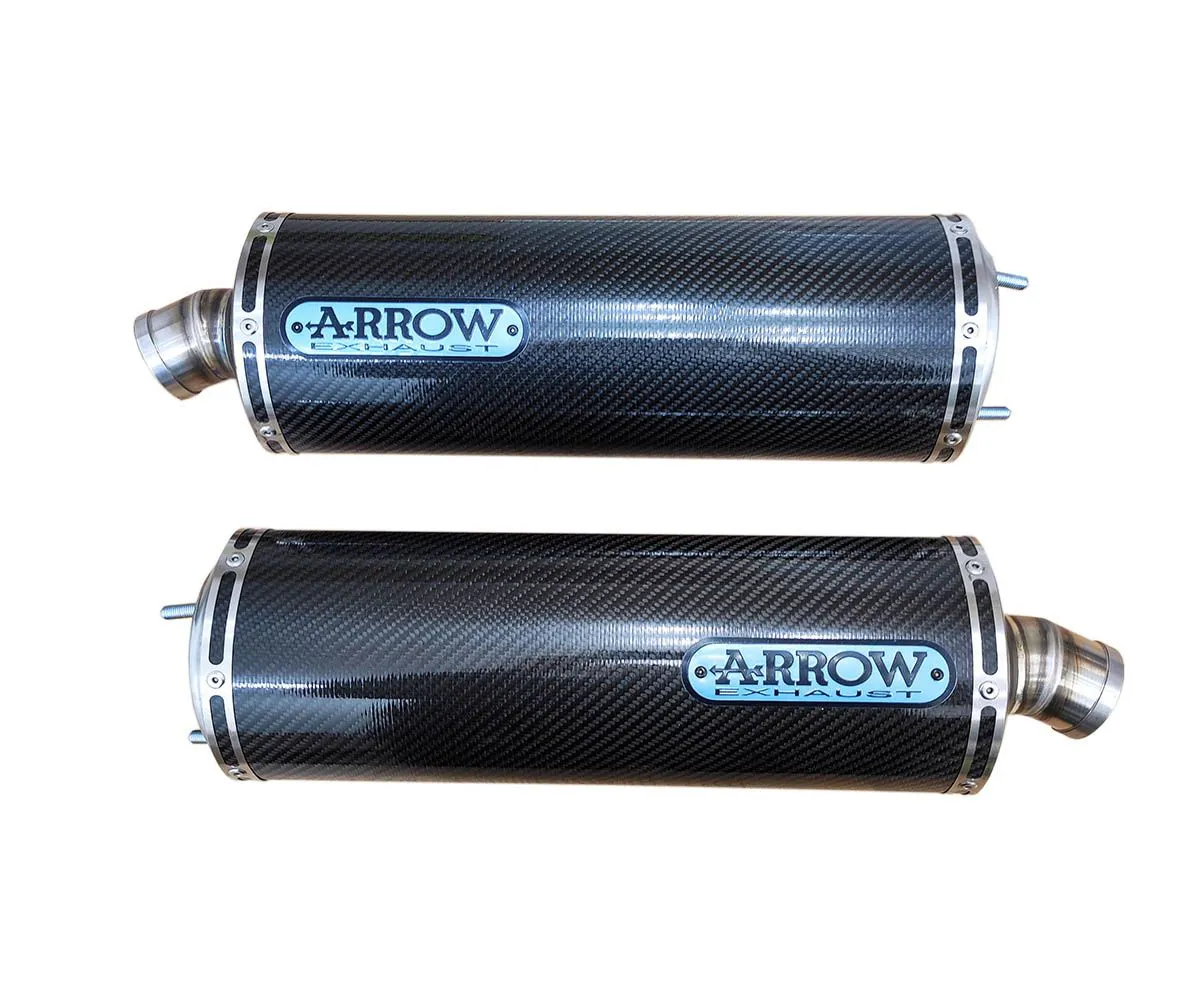 Terminali Di Scarico Arrow Race Tech Carbonio Suzuki Hayabusa Gsx-r 1300 2006 > 2007-71717MO-388291