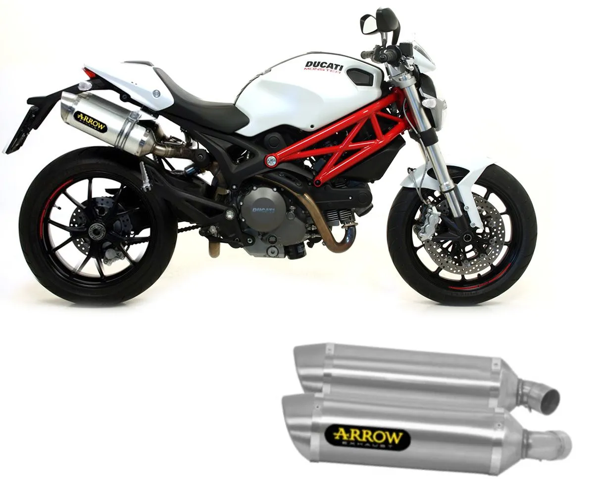 Terminale Di Scarico Arrow Thunder Alluminio Per Ducati Monster 796 2010 > 2014-71731AO-297146