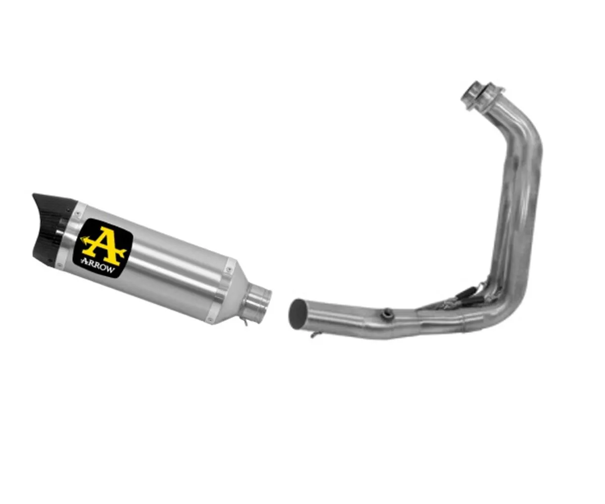 Scarico Completo Arrow Thunder Titanio+collettori Bassa Yamaha Tracer 7 2021 > 2022-71817PK--71655MI-299427