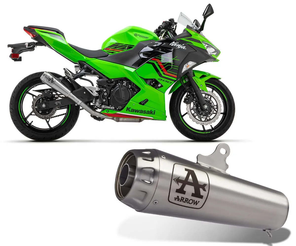 Terminale Di Scarico Arrow Pro-race Steel Nichrom Kawasaki Ninja 400 2023 > 2024-71874PRI-297098