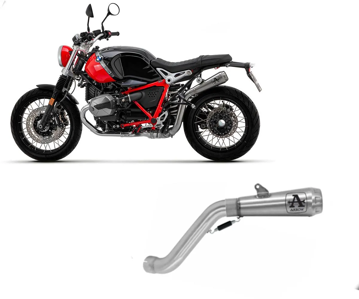 Kit Terminale Di Scarico Arrow Pro-race Steel Cap Per R Nine T Scrambler 2021 > 2023-71940PRI-292608