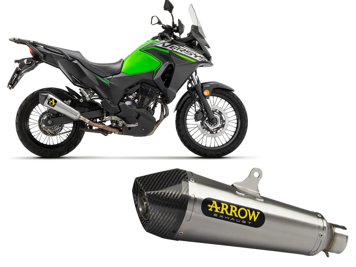 Terminale Di Scarico Arrow X-kone Nichrom Kawasaki Versys-x 300 2017 > 2020-71949XKI-388280