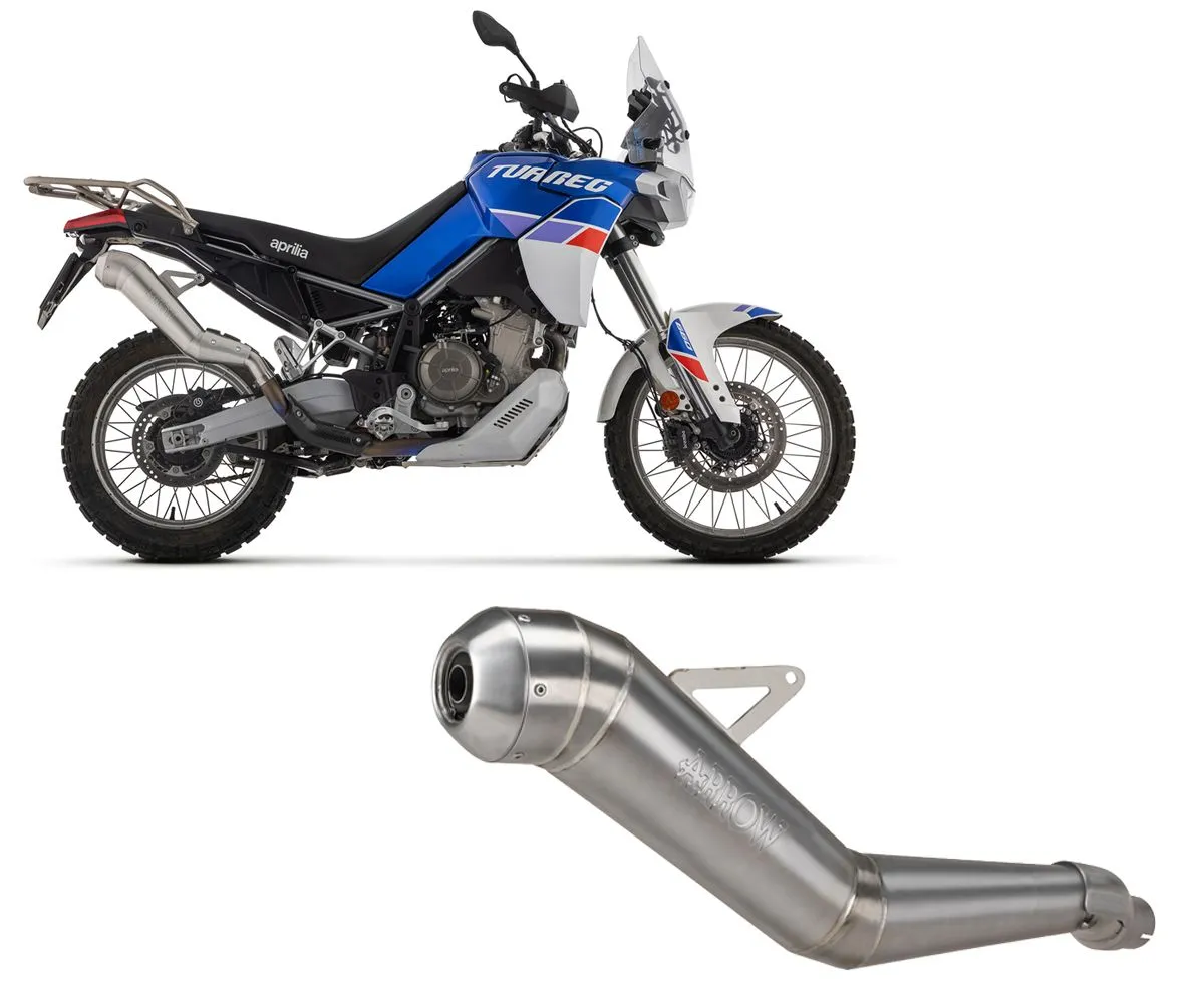 Terminale Di Scarico Arrow Dakar Replica Nichrom Racing Per Aprilia Tuareg 660 2022 > 2024-72003DR-388435
