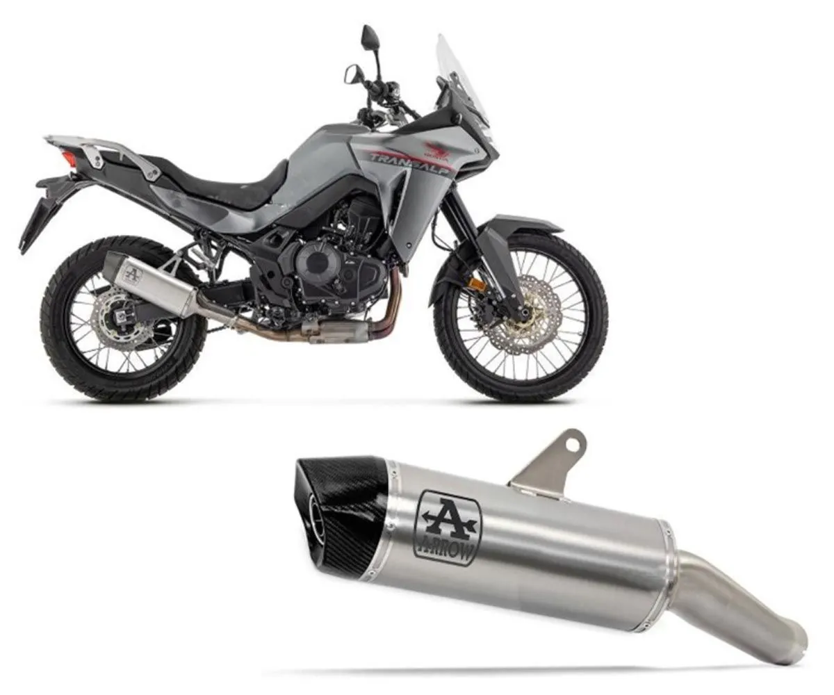 Terminale Scarico Arrow Indy Race Alluminio Honda Xl 750 Transalp 2023 > 2024-72641AK-382990