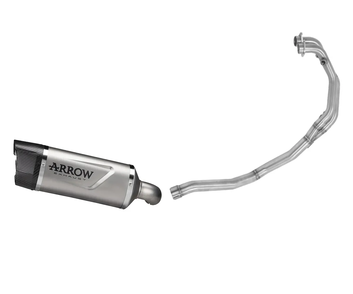 Impianto Completo Arrow Indy-race Titanio Carb+collettore Benelli Trk 502 X 2021 > 2024-72644PK--72191PD-386132