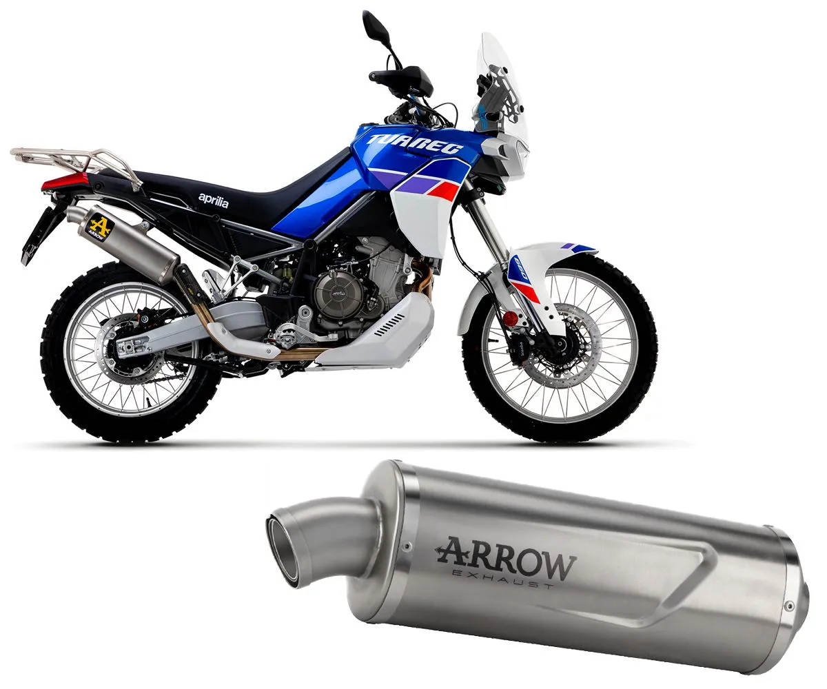 Terminale Di Scarico Arrow Indy Race Evo Titanio Fondello Inox Aprilia Tuareg 660 2022 > 2024-72646PO-388439