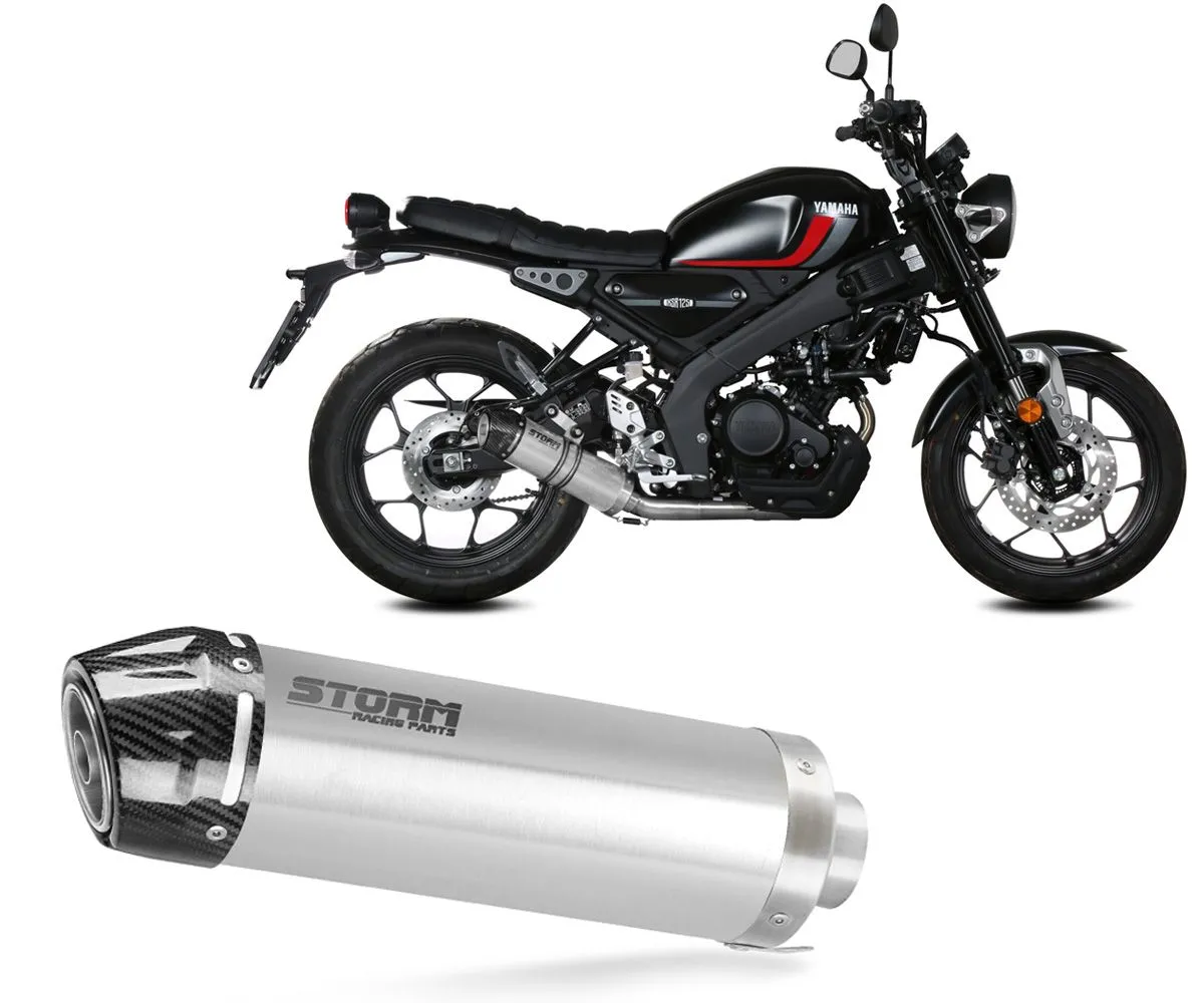 Scarico Storm By Mivv Gp Inox Per Yamaha Xsr 125 2022 > 2024-74.Y.075.LXSC-389849