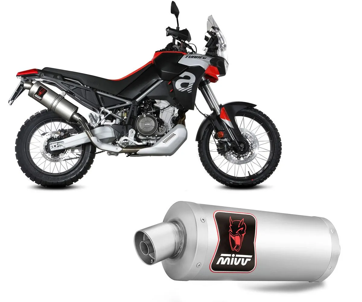 Terminale Di Scarico Mivv Dakar Inox E5 Aprilia Tuareg 660 2022 > 2025-A.017.LEKX-289420