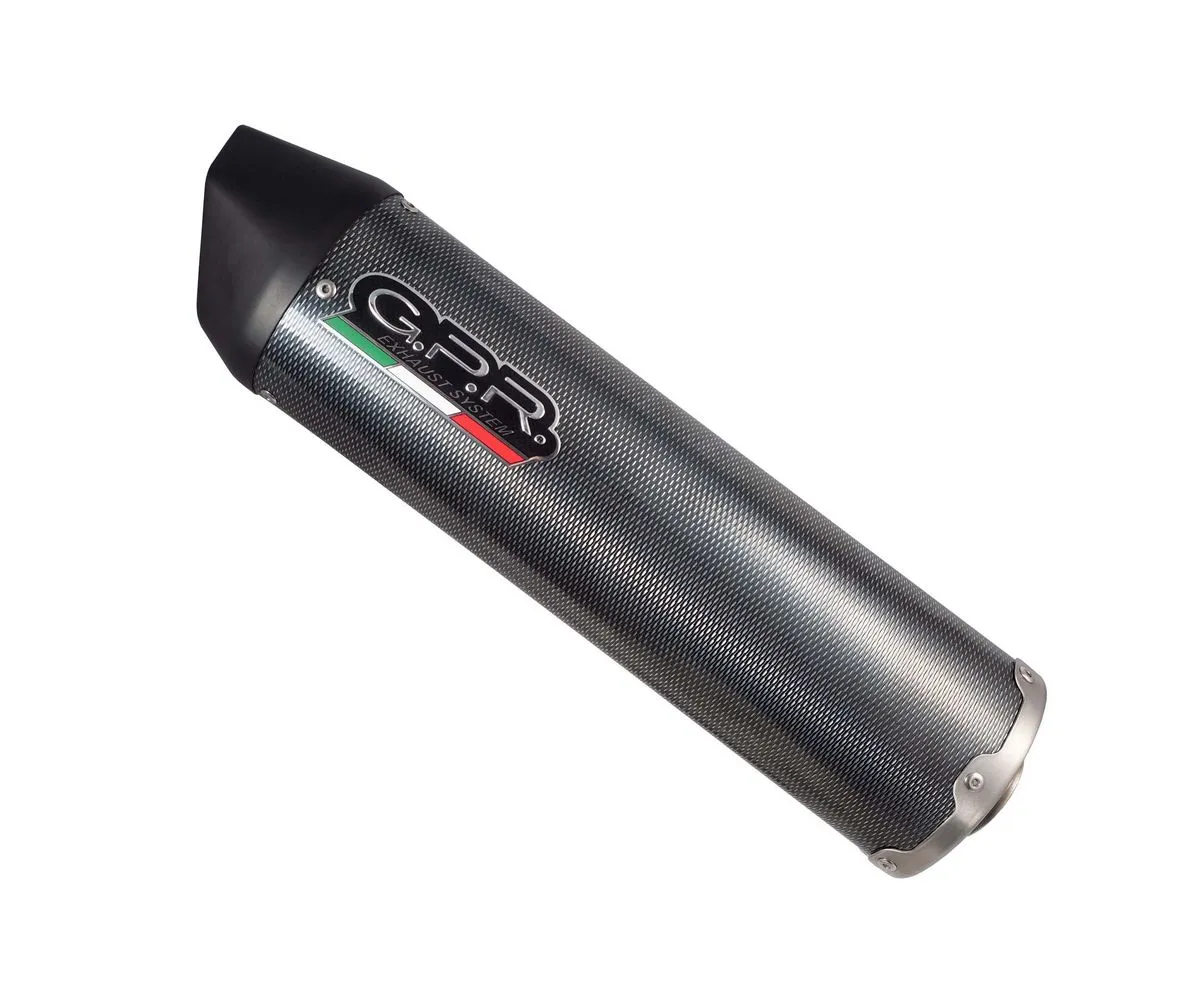 Terminale Di Scarico Gpr Furore Poppy Omologato Nero Opaco Per Aprilia Rsv4 2009 > 2014-A.40.FUPO-290630