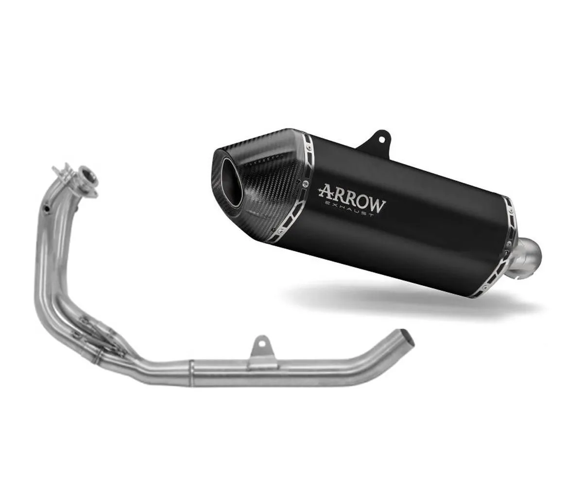 Terminale Scarico Arrow Sonora Titanio Dark+collettori Racing Inox Honda Crf1100l 2020 > 2023-72004SKN--72166PD-329821