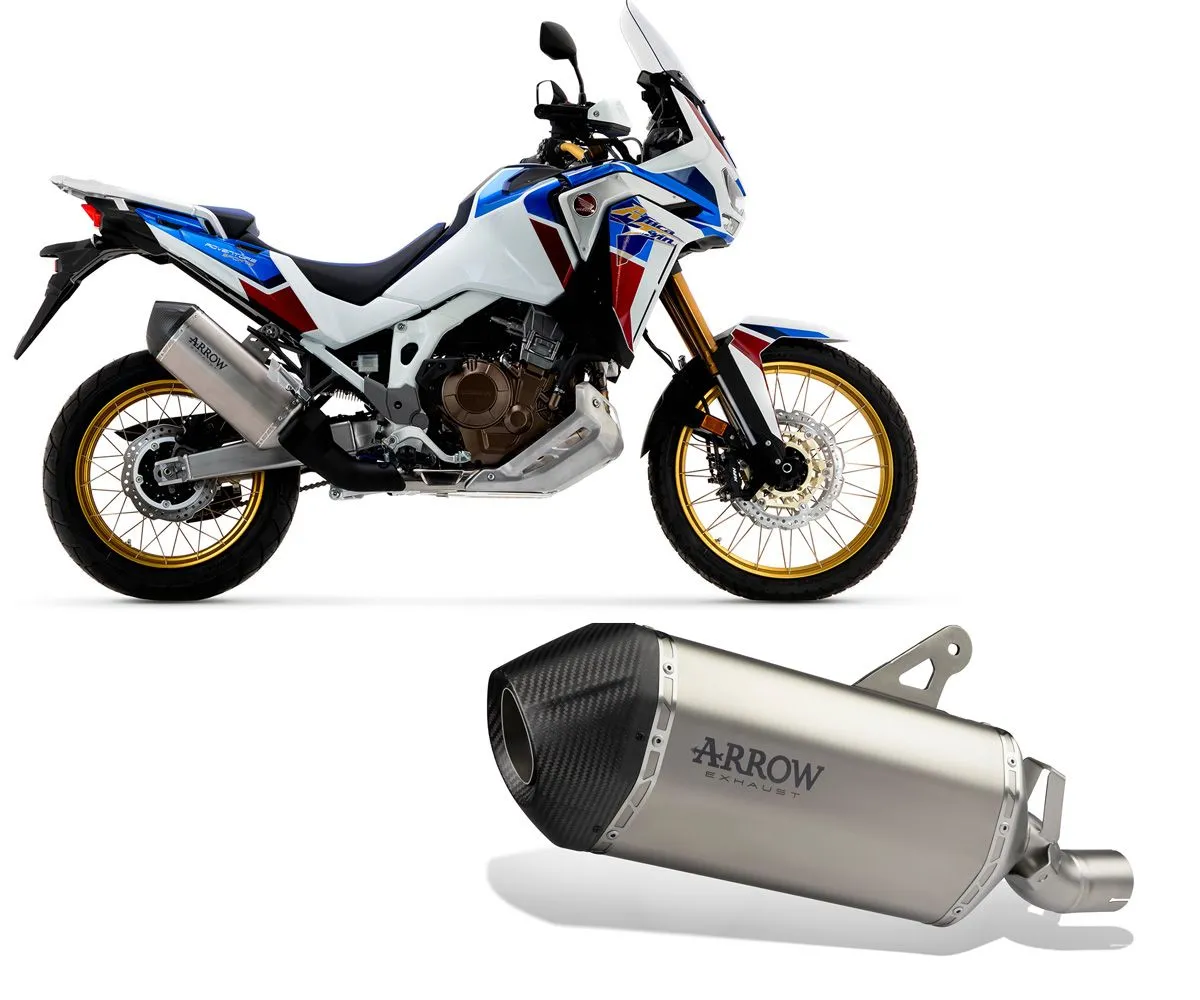 Terminale Di Scarico Arrow Sonora Titanio Per Honda Crf1100l Africa Twin 2020 > 2023-72004SK-329816