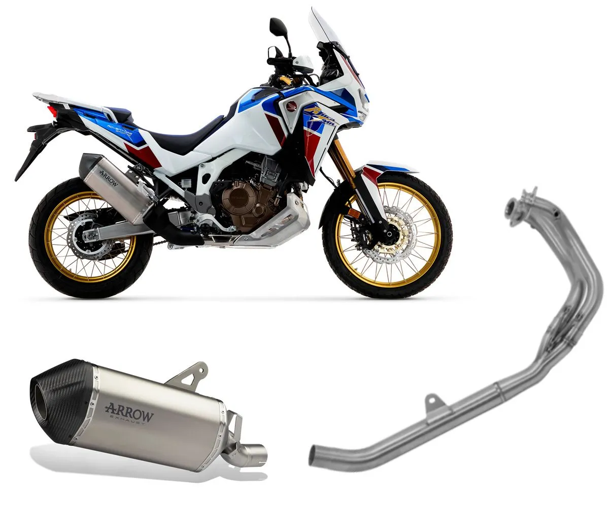 Terminale Scarico Arrow Sonora Titanio+collettori Racing Honda Crf1100l Africatwin 2020 > 2023-72004SK--72168PD-329818