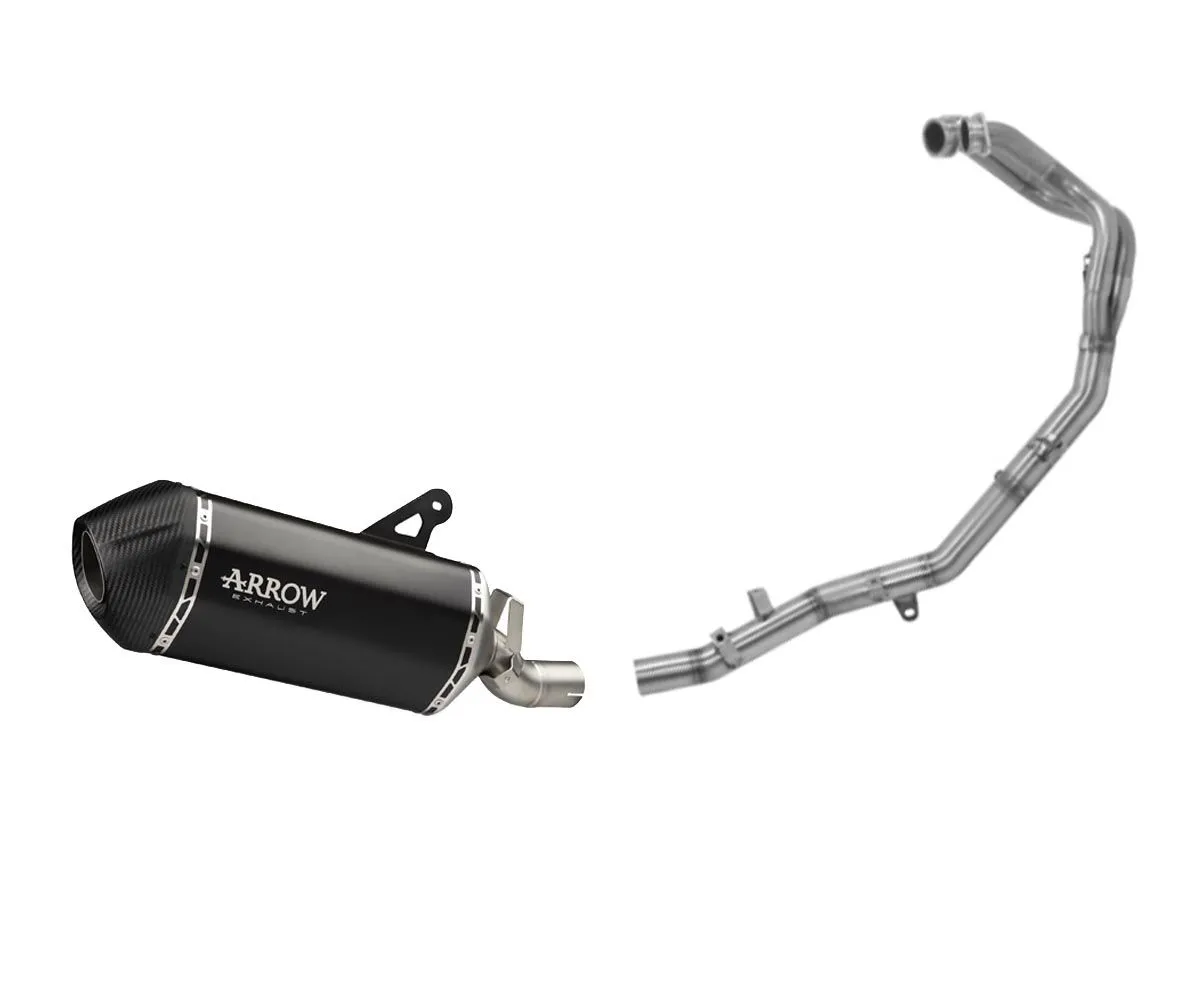 Terminale Scarico Arrow Sonora Titanio Dark+collett Inox Honda Africatwinadv Sports 2018 > 2019-72003SKN--72149PD-329826