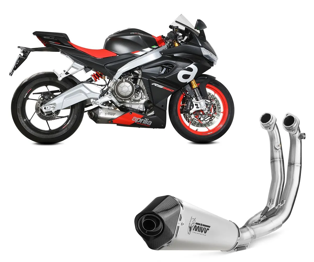 Impianto Completo Mivv Delta Race Acciaio Per Aprilia Rs 660 2020 > 2024-A.014.LDRX-290209
