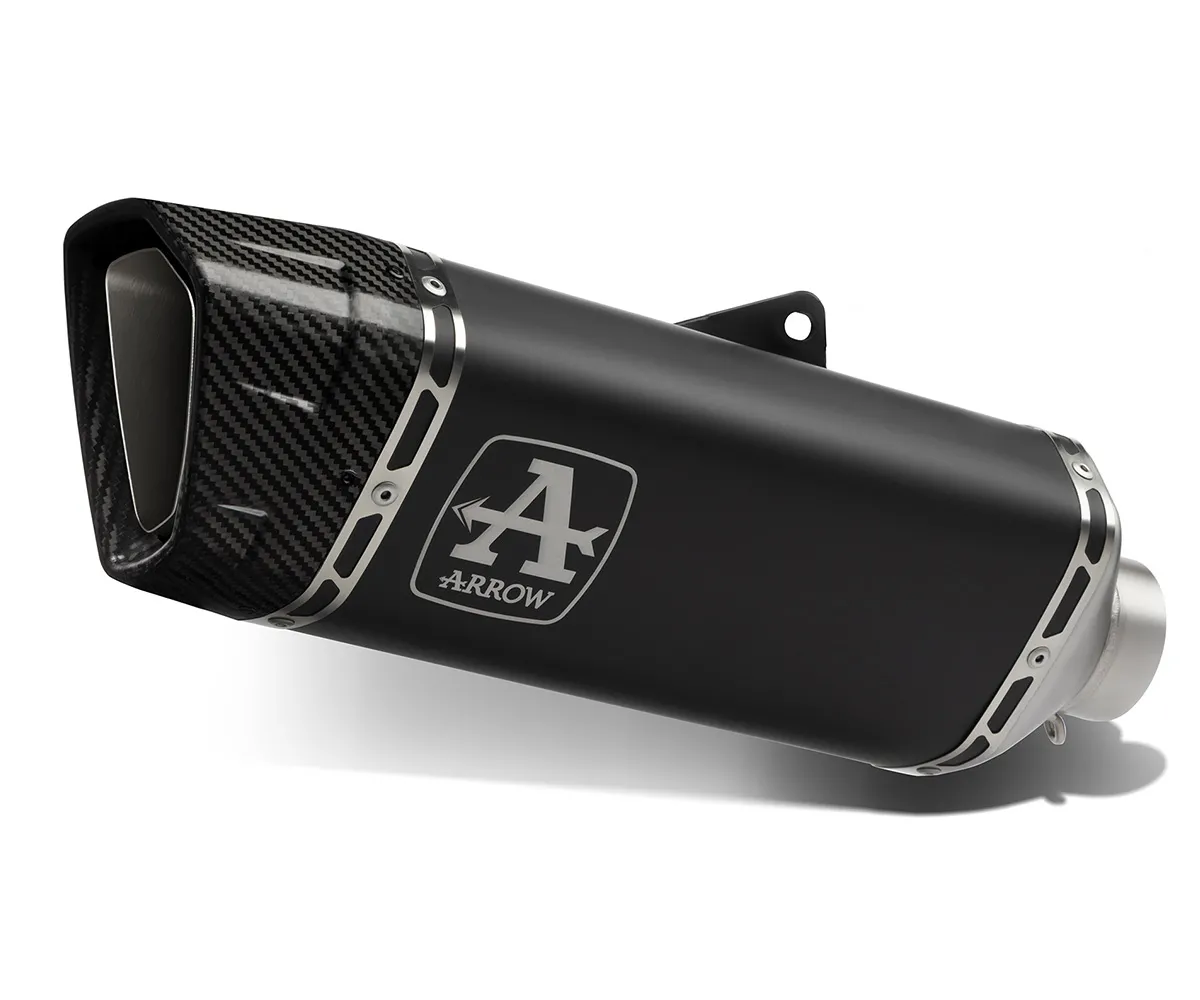Terminale Scarico Arrow Pista Titan Dark Link Pipe Titanio Nero Aprilia Rsv 4 1100 Factory 2019 > 2020-71001PTN-289547