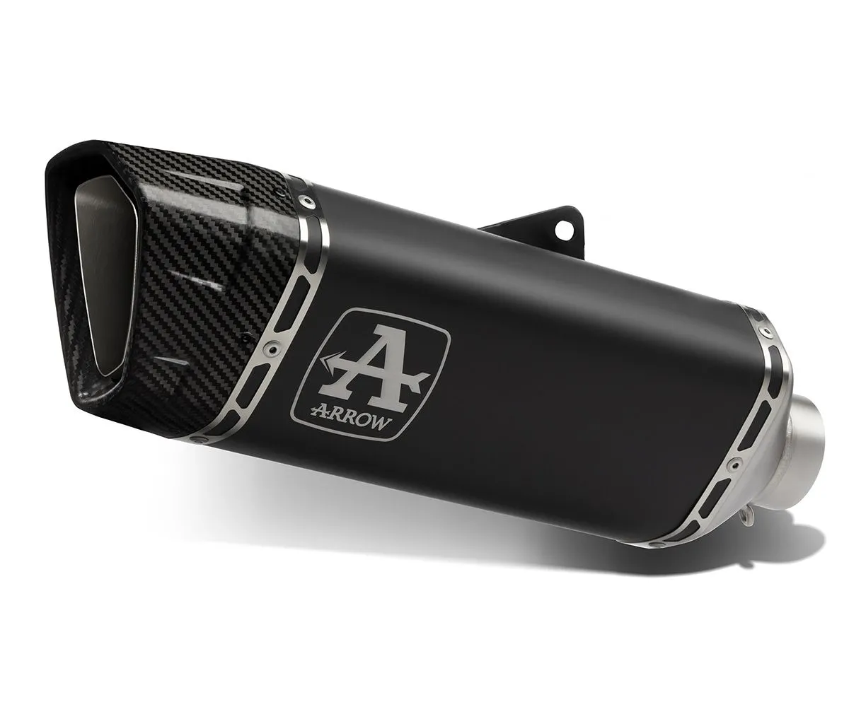 Terminale Scarico Arrow Pista Dark Inox Link Pipe Titanio Aprilia Rsv 4 1100 Factory 2019 > 2020-71002PTN-289549