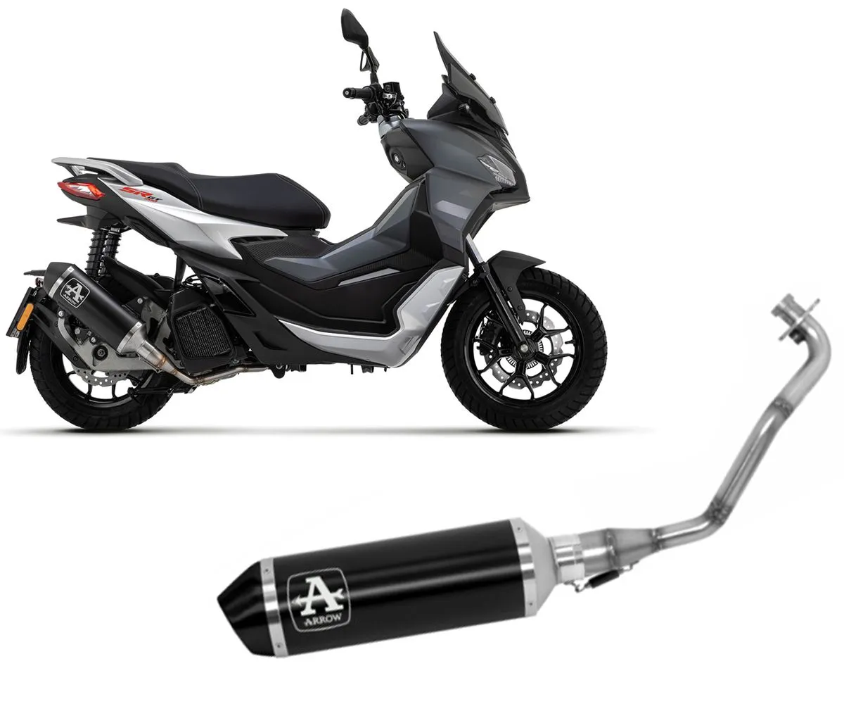 Kit Completo Urban Arrow Alluminio Dark Per Aprilia Sr 200 Gt 2022 > 2023-53549ANN-300935