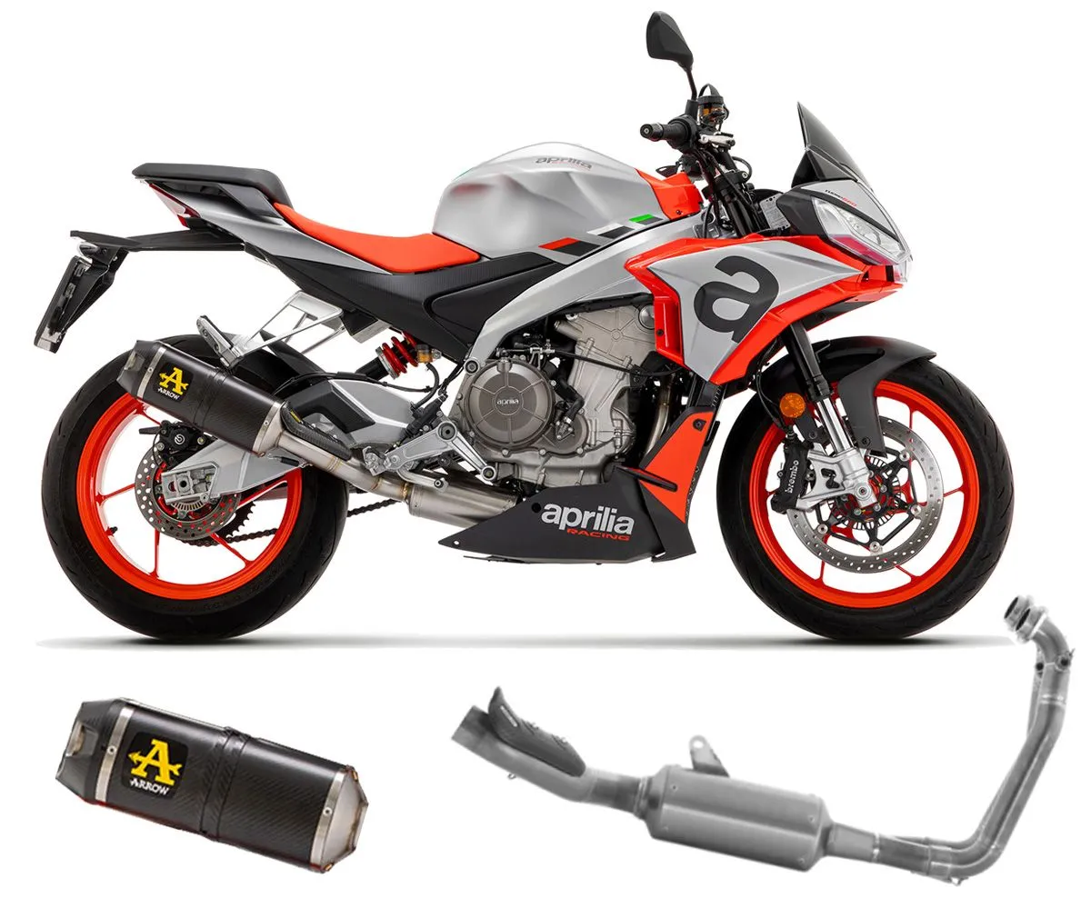 Scarico Completo Kat Arrow Indy Race Carbonio Aprilia Tuono 660 2021 > 2024-71929MK--71755KZ-297133